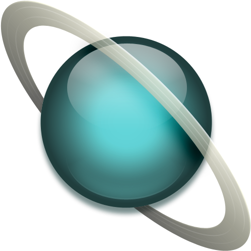 Planet Uranus Clip Art - Uranus Clipart (512x512)