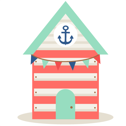 Beach House Svg Cut File Free Svg Cuts Summer Svgs - Clip Art Beach House (432x432)