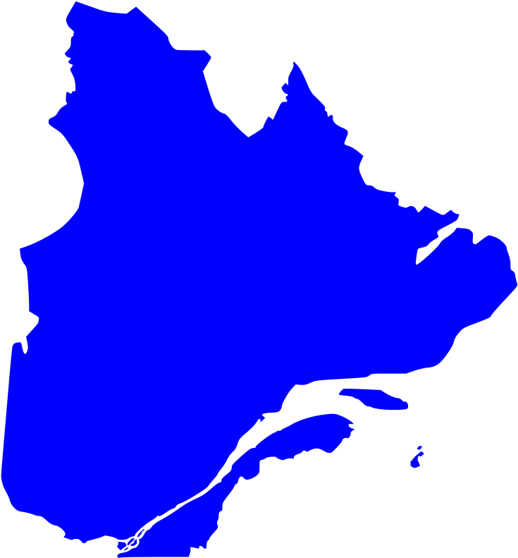 Quebec Map (2234x2400)