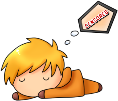Kenny Wet Dreams By Drawn-mario - Dream Cartoon Png (529x408)