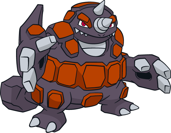 Rhyperior Is One Of Silver's Pokemon Used During His - Pokemon Rhyperior (596x466)