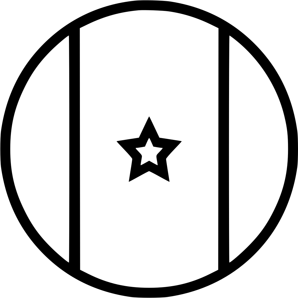 Country Flag Cameroon Comments - Birthday Hat Clip Art Black And White (981x982)