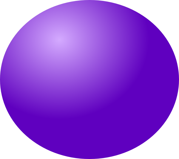 Bold And Modern Sphere Clipart Purple Ball Clip Art - Purple Sphere Clipart (600x532)