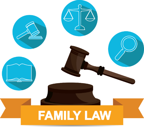 Family Law Support Services - Law Clip Art (500x443)