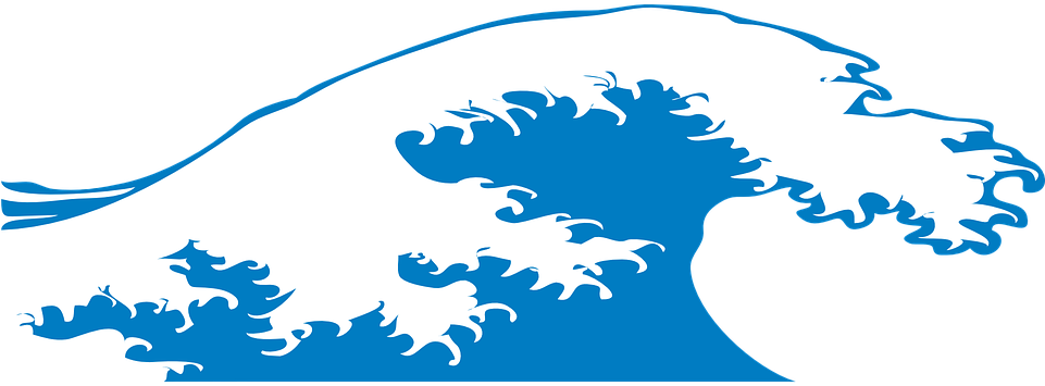 Beach Family Cliparts 22, Buy Clip Art - Transparent Background Wave Clipart (960x480)