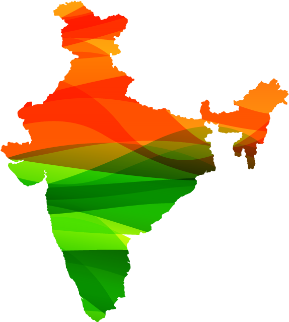 Contact Us - India Map Png Vector (600x656)