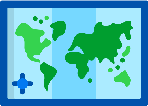 World Map Free Icon - World Map Simple Vector (512x512)