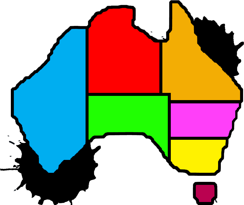 Mapimg - Map Of Australia For Kids (810x682)