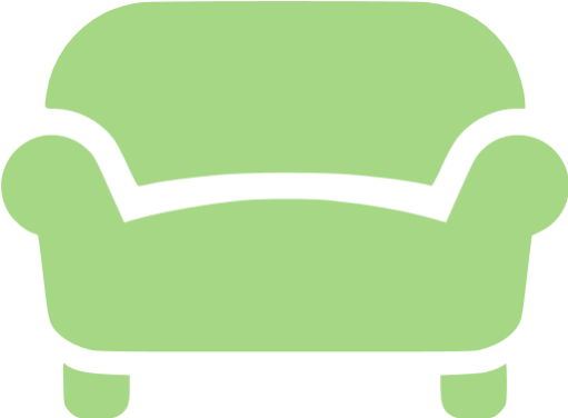 Guacamole Green Sofa Icon - Sofa Icon Color (512x512)