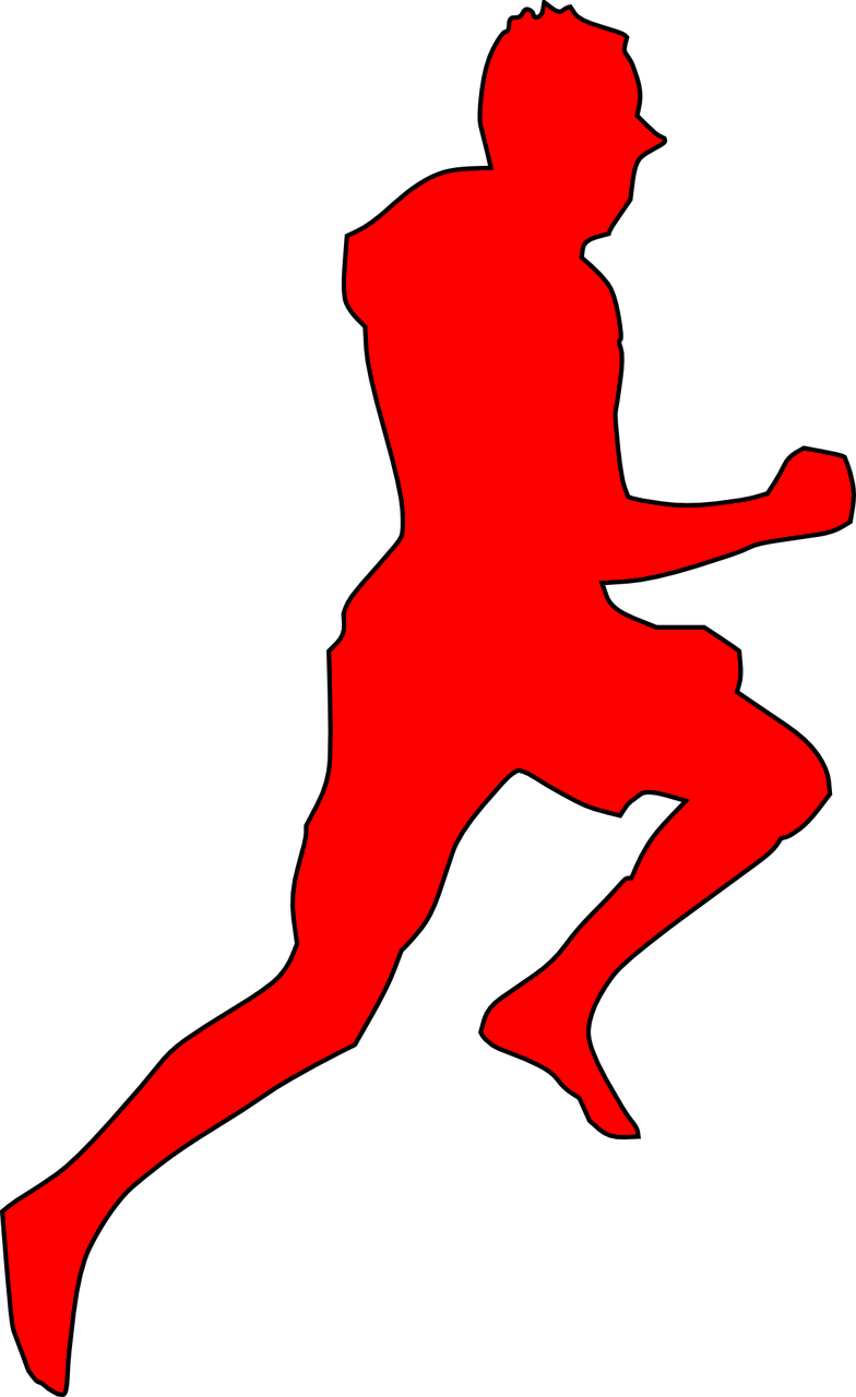 Man Running Clip Art - Man Running With No Background (784x1280)