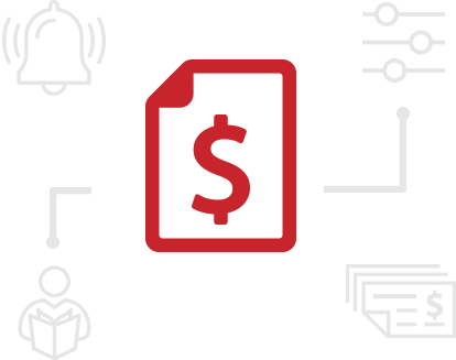 Spend Less Time Tracking Down Unpaid Student Invoices - Icon (414x327)