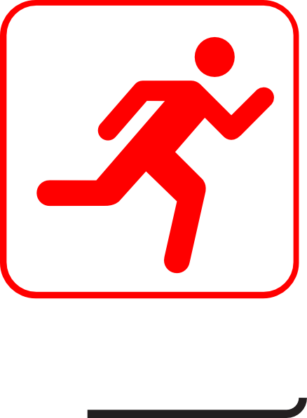 Man Running Icon (438x597)