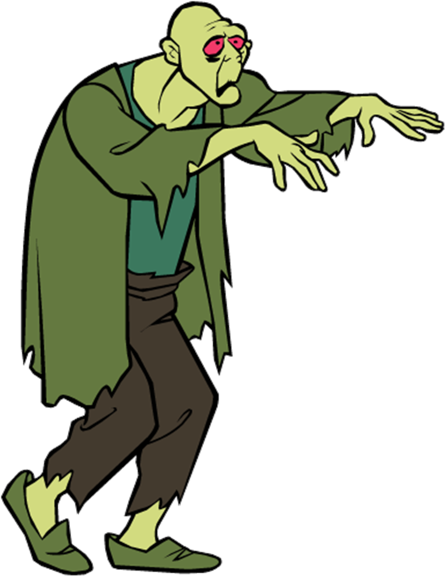 The Zombie From "which Witch Is Which - Zombie From Scooby Doo (875x1125)
