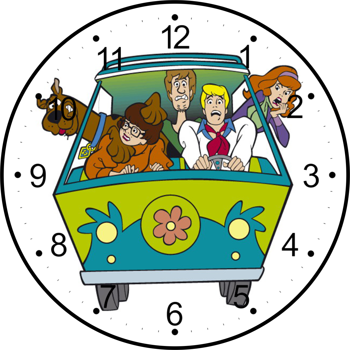 Fata Ceas Scooby Doo - Van Scooby Doo Png (1218x1218)