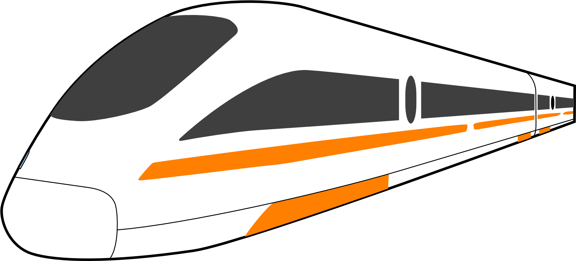 Train Rail Transport Intercity-express Clip Art - Train Clip Art (1920x960)