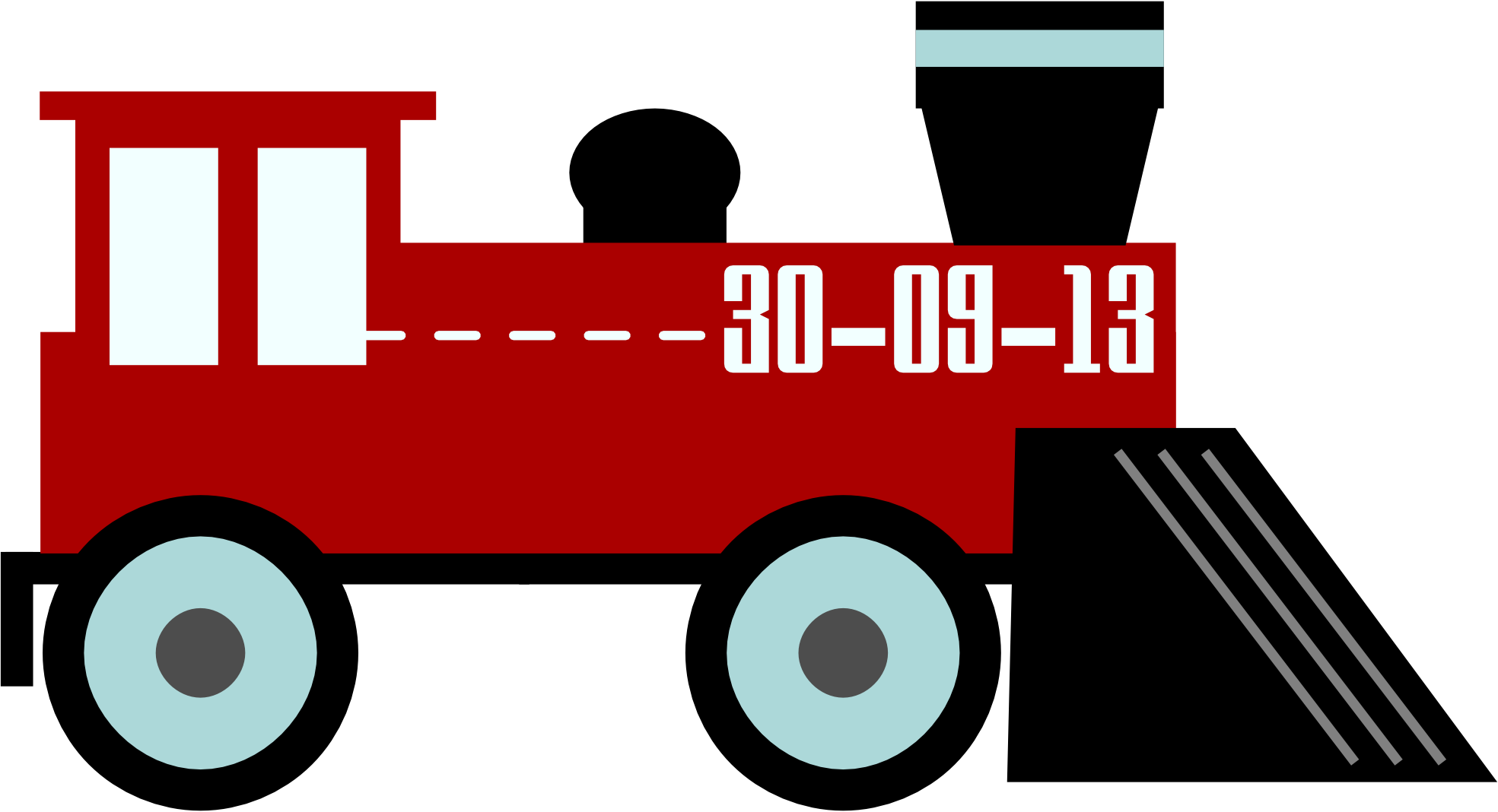 Train Nursery Clipart - Tren Png (1969x1068)