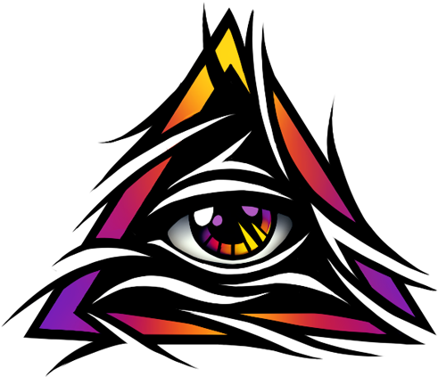 Tattoo Artist - Illuminati Color Png (550x464)