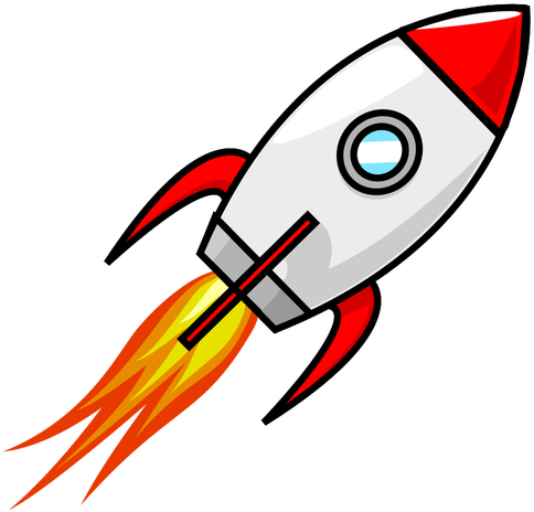 309 Animated Rocket Clipart - Rocket Cartoon (1280x1230)