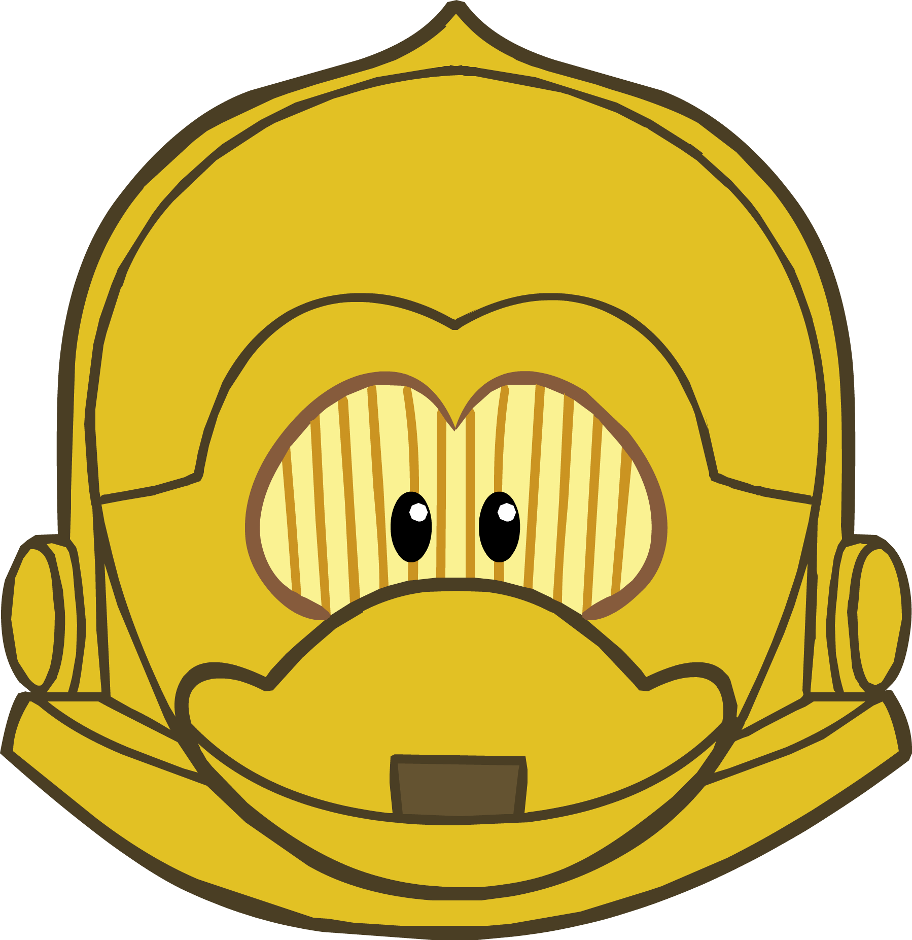 C 3po Mask Club Penguin Wiki Fandom Powered By Wikia - Folk (1798x1852)