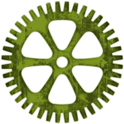 Gear Clipart Green Grunge Clipart Icon Business - Gear Clip Art (512x512)