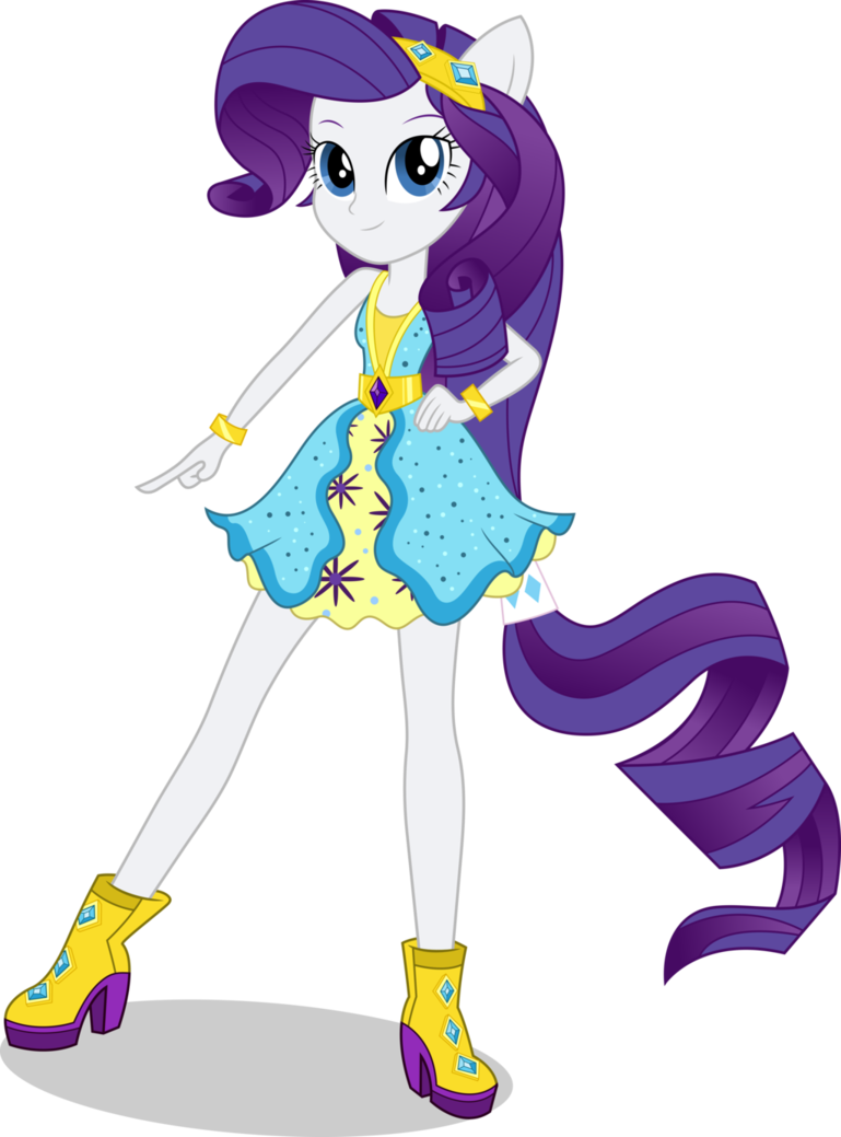 Rarity By Icantunloveyou - Equestria Girls Dance Magic Rarity (769x1039)