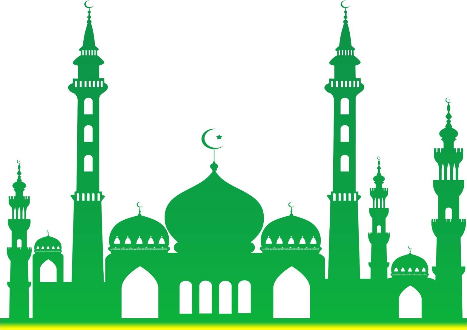 Mosque Green Png - Mosque Png (1563x1149)