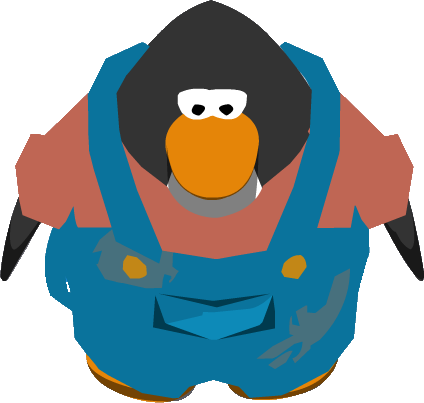 Train Engineer Outfit Ig - Adã©lie Penguin (424x403)