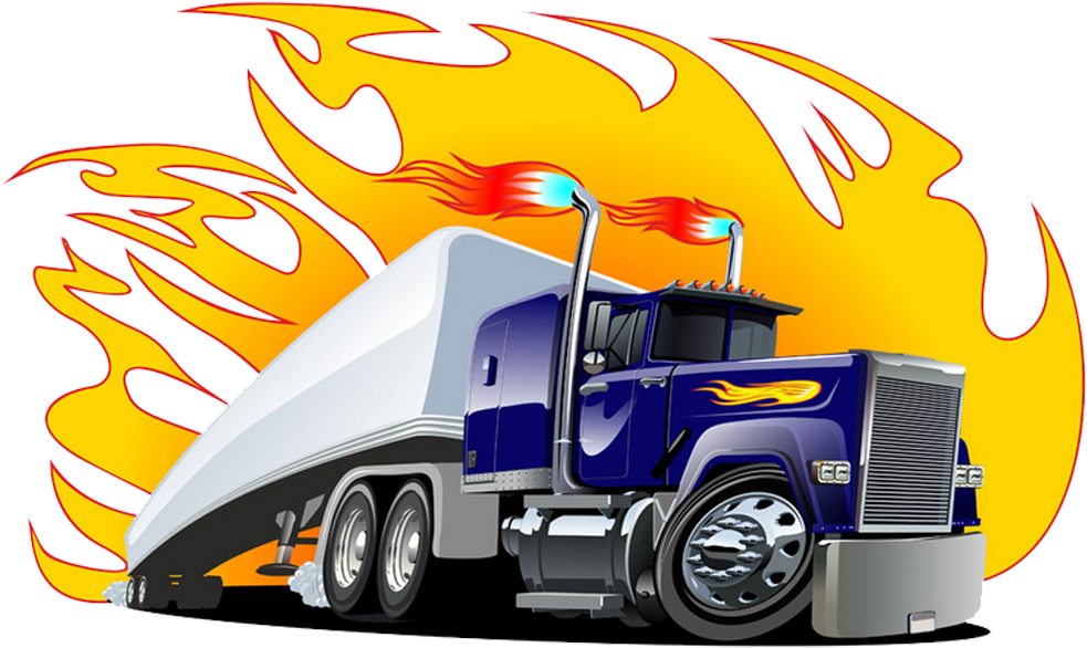 Semi-trailer Truck Peterbilt Clip Art - Semi Truck Clipart (1024x1024)