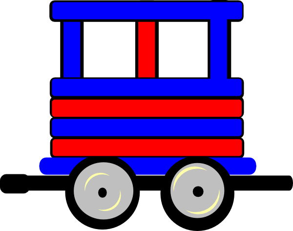 Loco Train Carriage Clip Art - Clip Art (600x473)