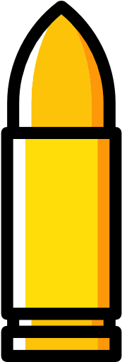 Unicorn Horn - Bullet Cartoon Png (512x512)