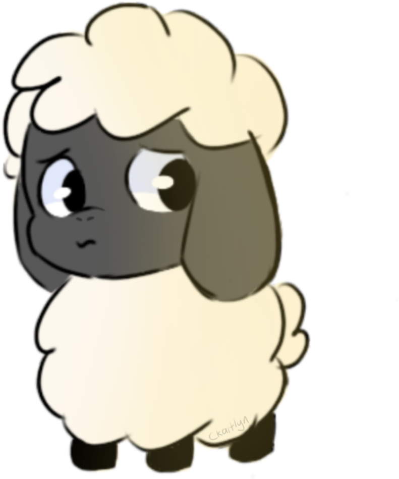 [ Faith ] The Parable Of The Lost Sheep By Ckaitlyn - Cartoon Lost Sheep (1000x1000)