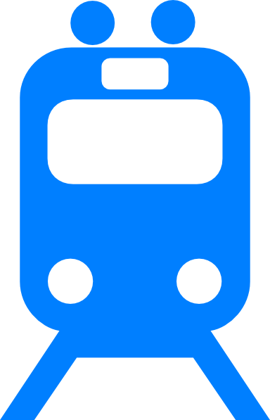 Blue Train Clip Art - Blue Train Clip Art (384x597)
