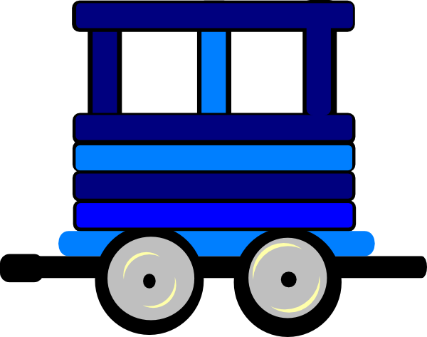 Loco Train Carriage Clip Art - Clip Art (600x473)