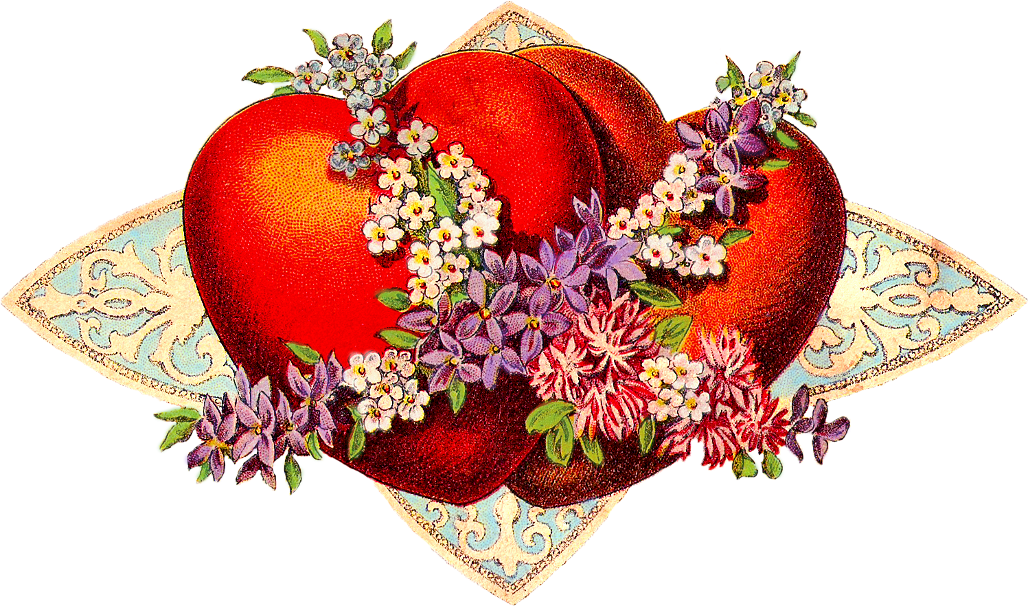 Collection Of Free Flower Bouquet Cliparts - Happy Valentines Day Vintage Old School Large Mug (1531x912)