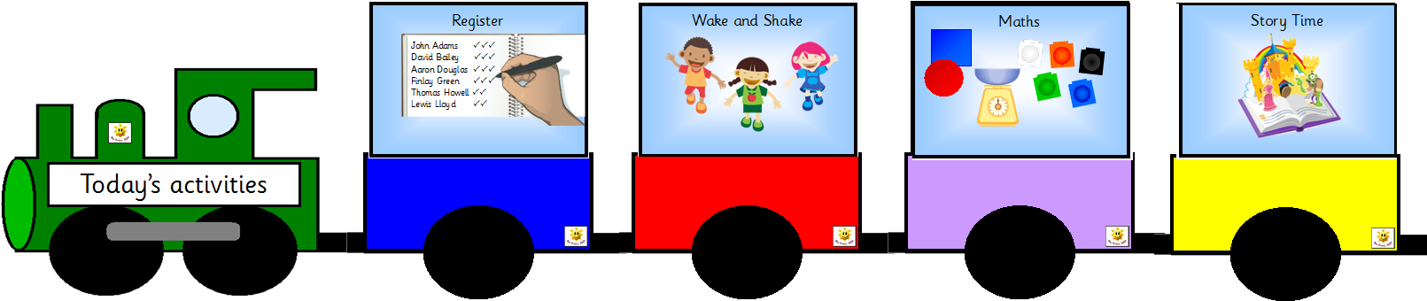 Visual Timetables For Early Years (1612x404)