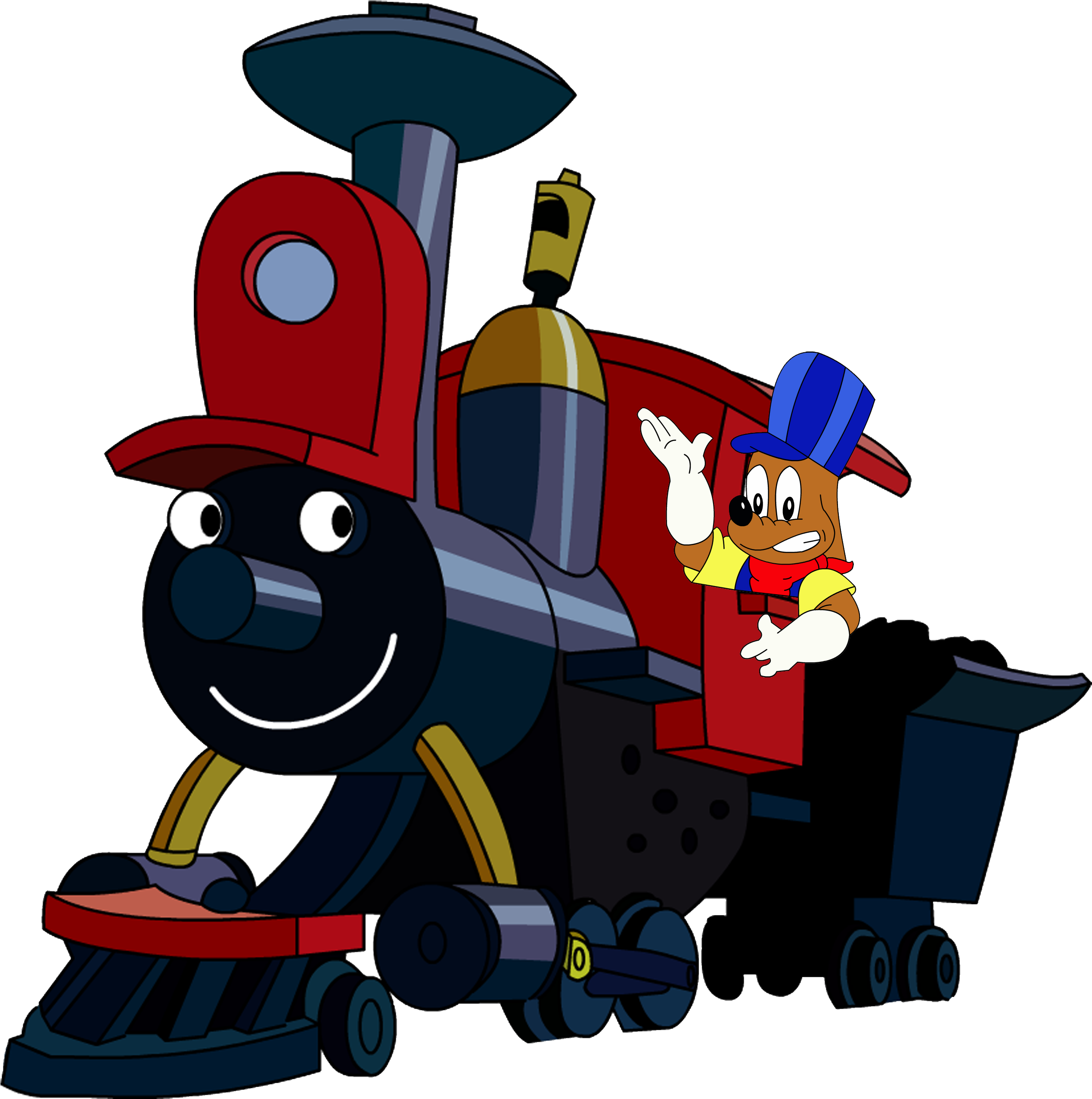 Casey Junior And Engineer Frankie By Railtoonbronyfan3751 - Casey Junior (2550x3300)