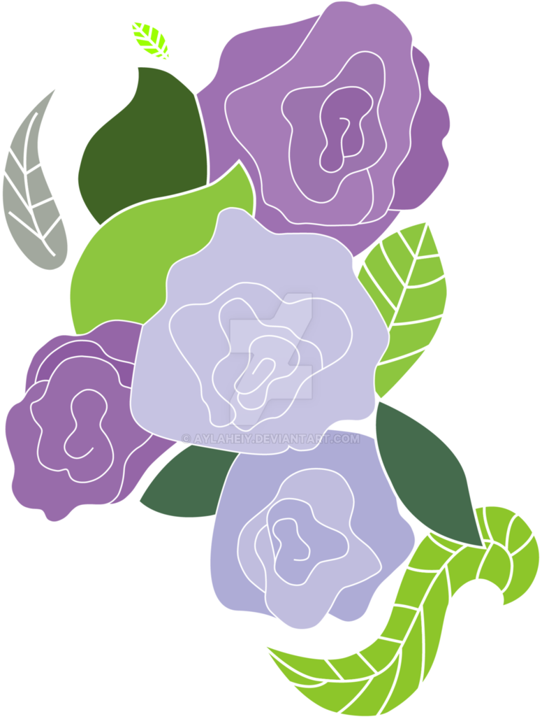 Violet Flower Vector By Aylaheiy - Violet (776x1028)