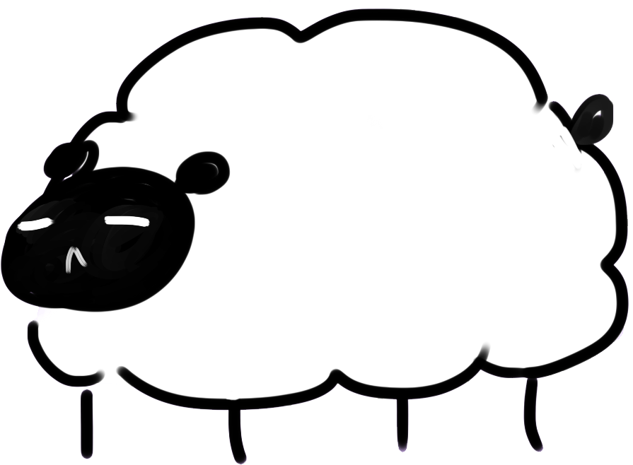 How To Draw A Sheep Tumblr - How To Draw A Sheep Tumblr (1036x716)