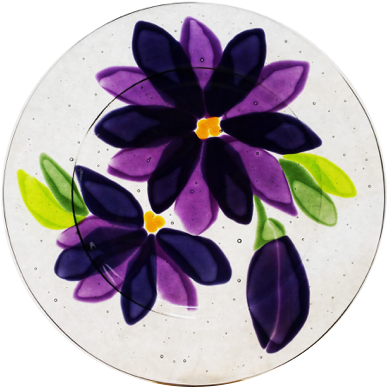 Violet With Chartreuse - Viola (387x387)