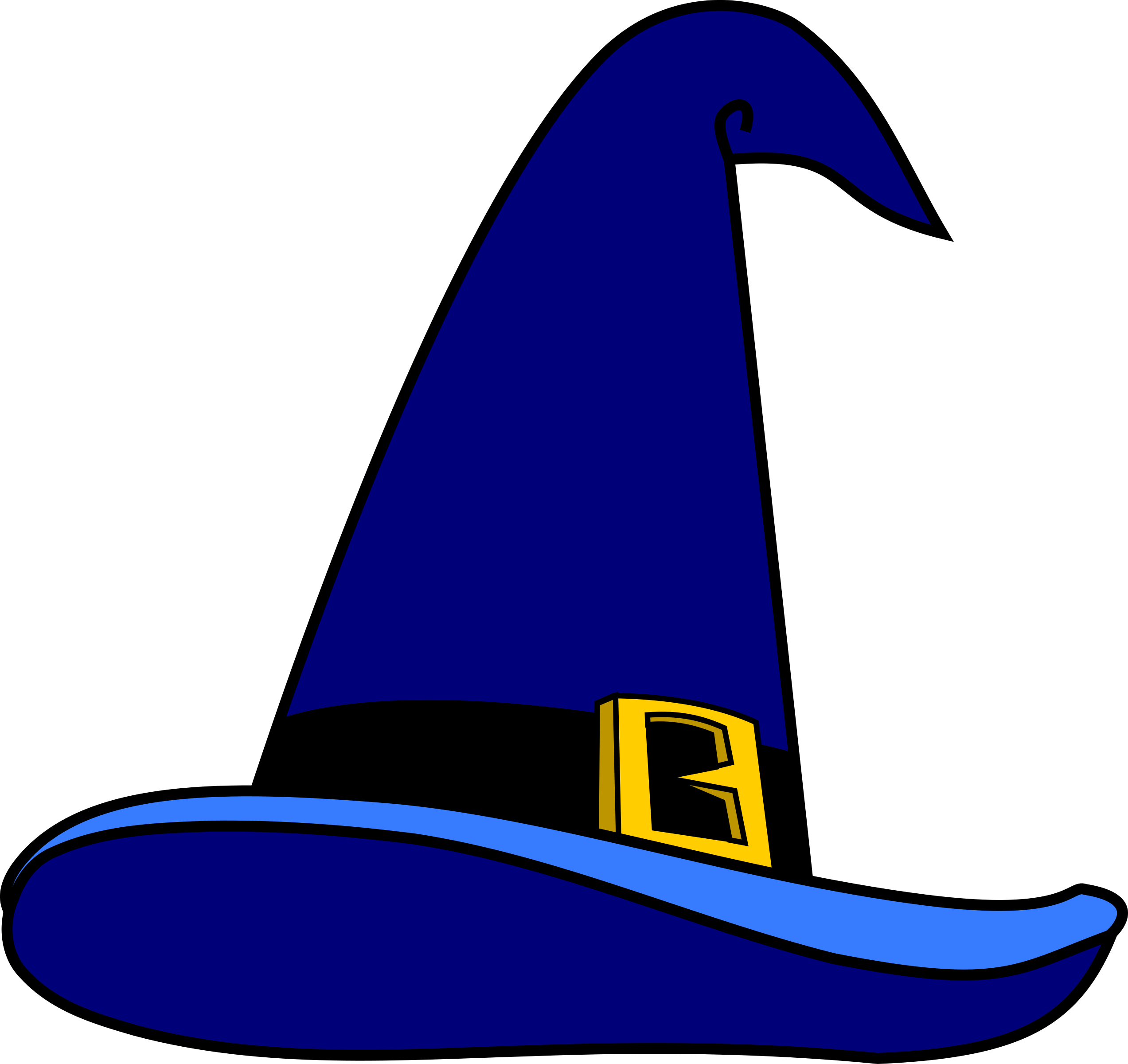 Cap Clipart Wizard - Wizard Hat (2545x2400)