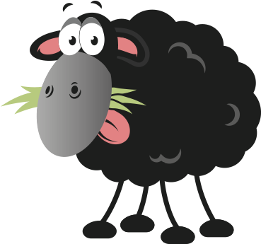 Black Sheep Utilities Black Sheep Utilities Black Sheep - Black Sheep Cartoon Png (450x420)