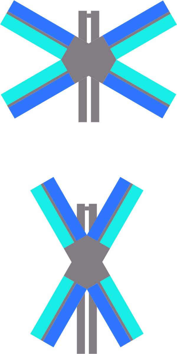 Train Crossing Signals - Clip Art (600x1196)