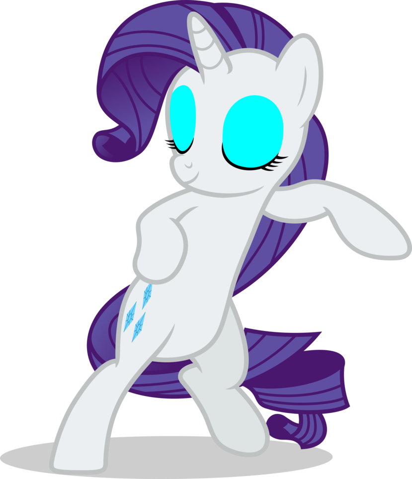Mlp Fim Rarity Vector By Luckreza8 - Rarity (829x964)