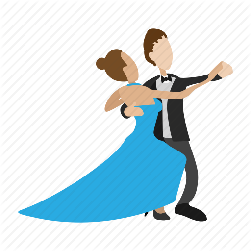 Cartoon Couple Dancing - Couple Dancing Cartoon (512x512)