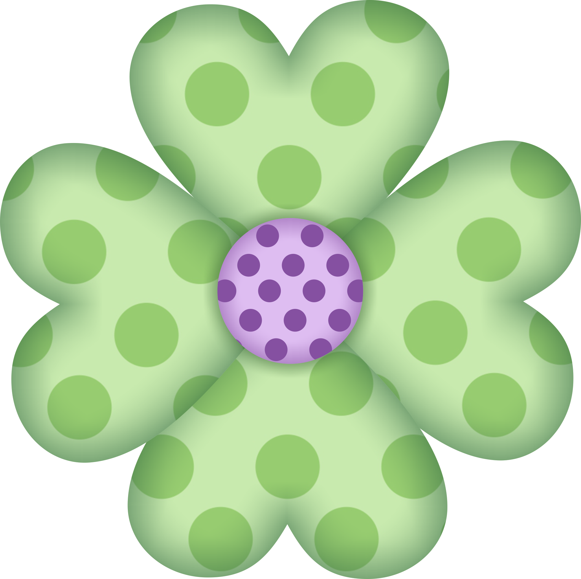 Photo By @daniellemoraesfalcao - Polka Dot Flower Clipart (2009x2000)