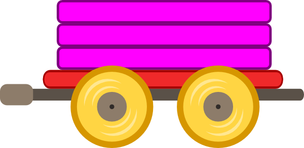 Loco Train Clip Art - Toy Trains Cartoons Png (600x293)