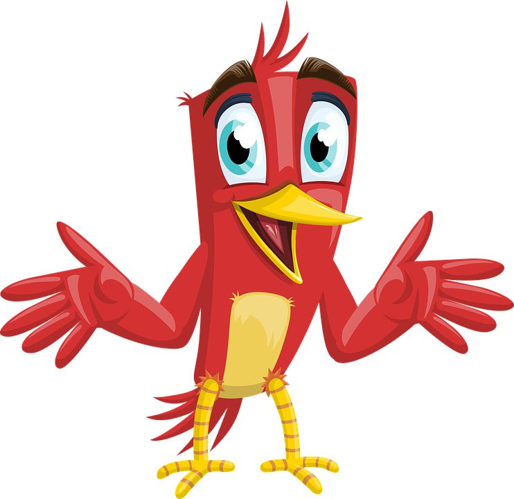 Red Bird Clipart 22, - Corny Jokes (742x720)