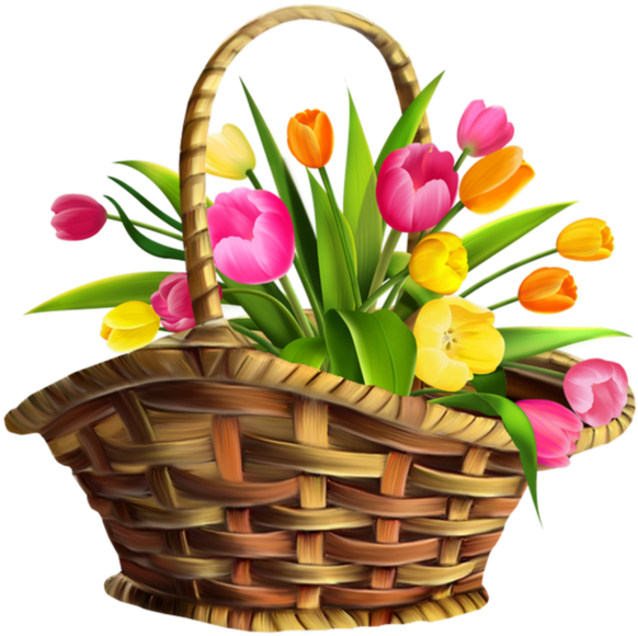 Free Clip Art Flowers (600x591)