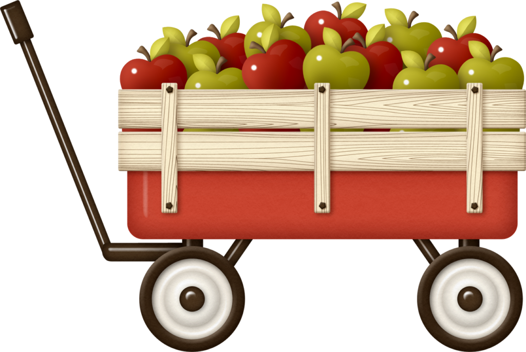 Ladylony Альбом «скрап-наборы / Farmyard Friends» На - Wagon Full Of Apples (1024x685)