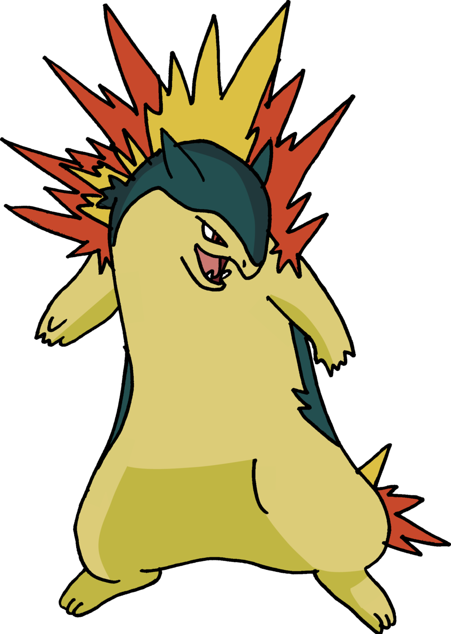 157 - - Typhlosion Png (900x1265)